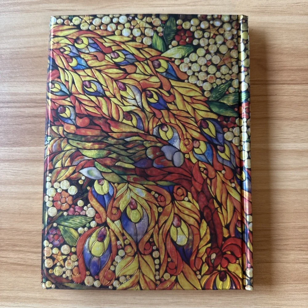 Peter Pauper Press Reflections Peacock Mosaic Hardcover‎ Lined Journal 8.25x6.25